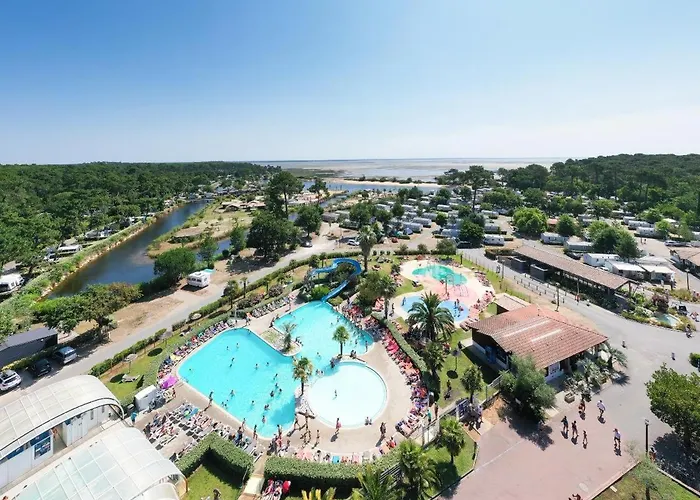 Le Du Ferret - Mobil Premium Avec Vue Bassin D'arcachon Campingplads